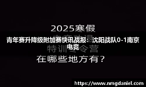 青年赛升降级附加赛快讯战报：沈阳战队0-1南京电竞
