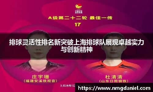 排球灵活性排名新突破上海排球队展现卓越实力与创新精神